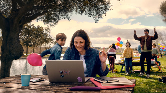 Self-employed mother