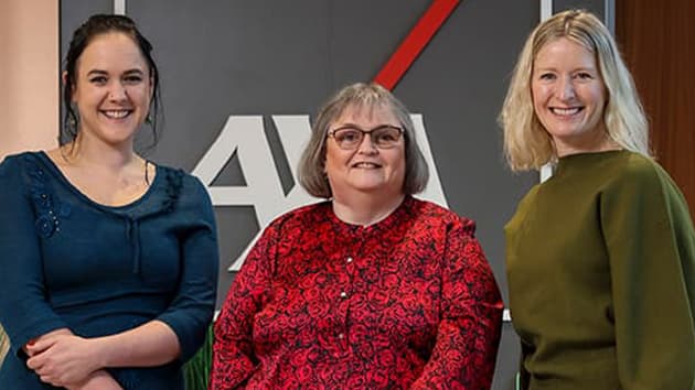 The 'Great Care Co-Op' Staff receiving the AXA grant