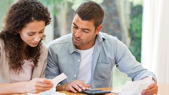 A couple trying to budget